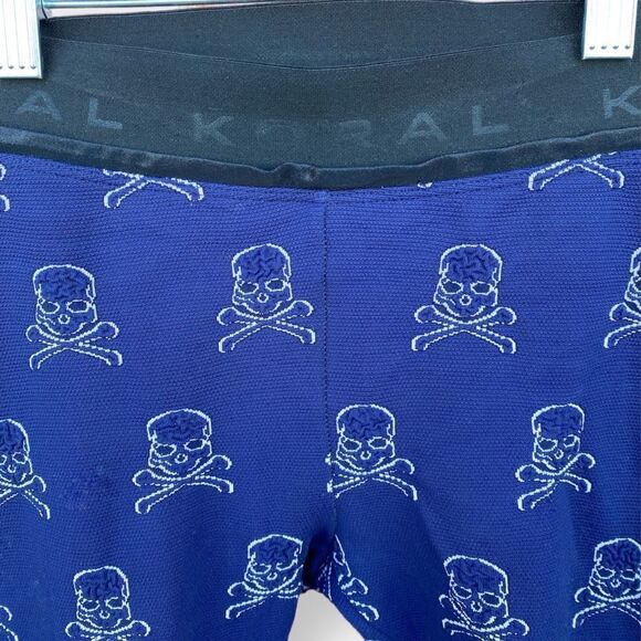 Koral Skull and Crossbones Textured Leggings - Picture 3 of 5